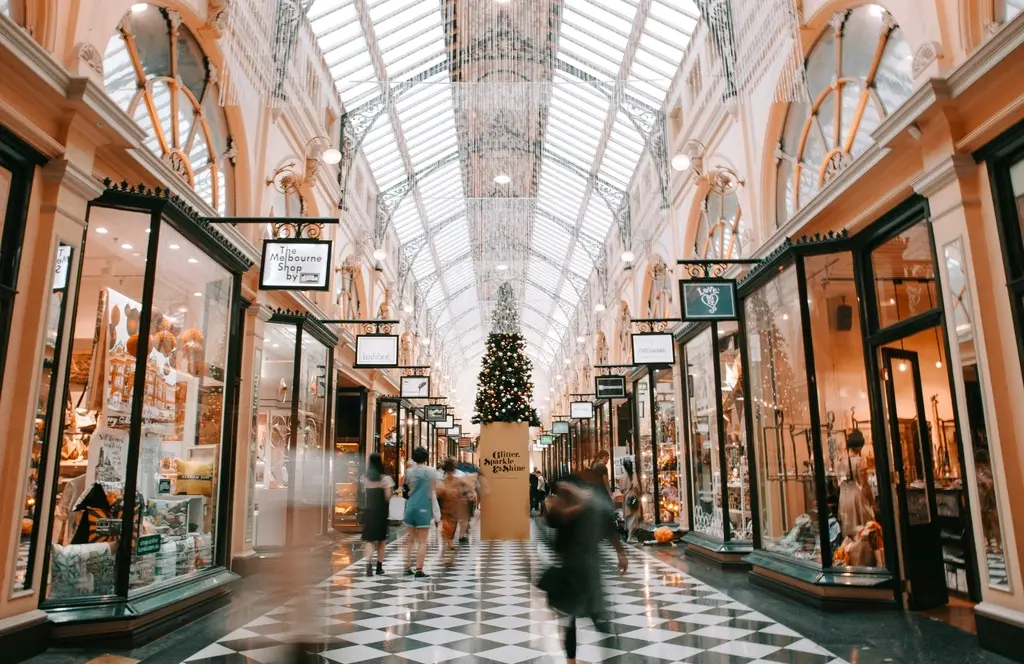 Retail store interior representing point-of-sale software use cases