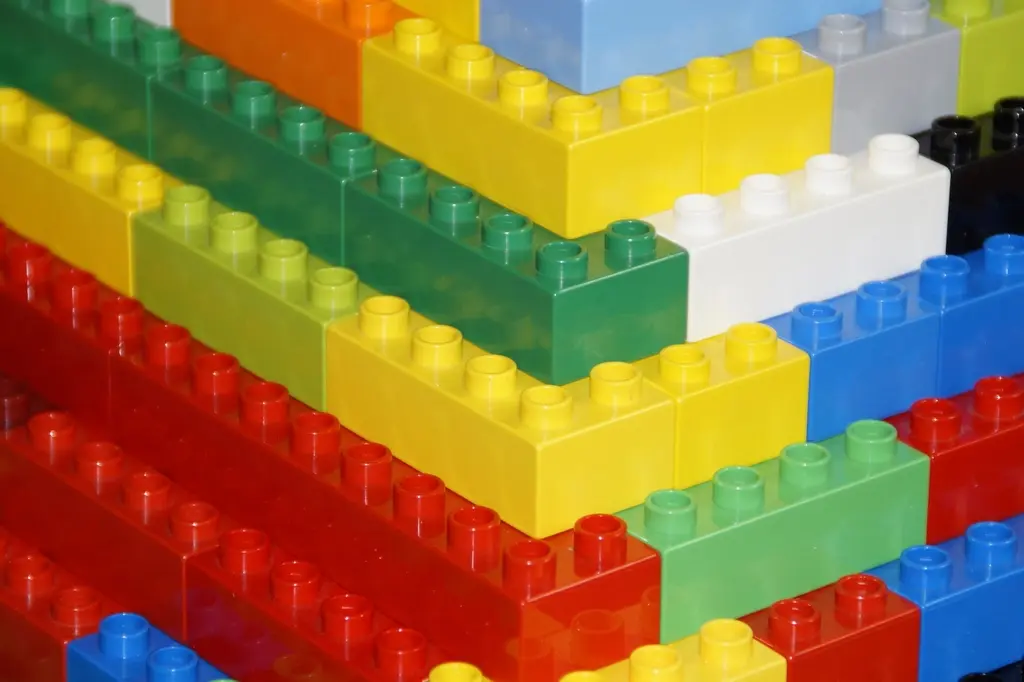 Colourful building blocks representing modular, customizable software design